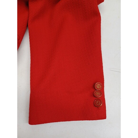 Vtg McGregor Mens Red Blazer Sz 40S Disabled American Veterans Sport Coat - Picture 6 of 7